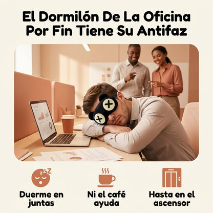 Antifaz de Dormir Divertido — Diseño Oso Dormilón